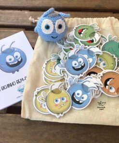 Alternative view of Pack boneco amigurumi O bichinho bem disposto (produto físico)